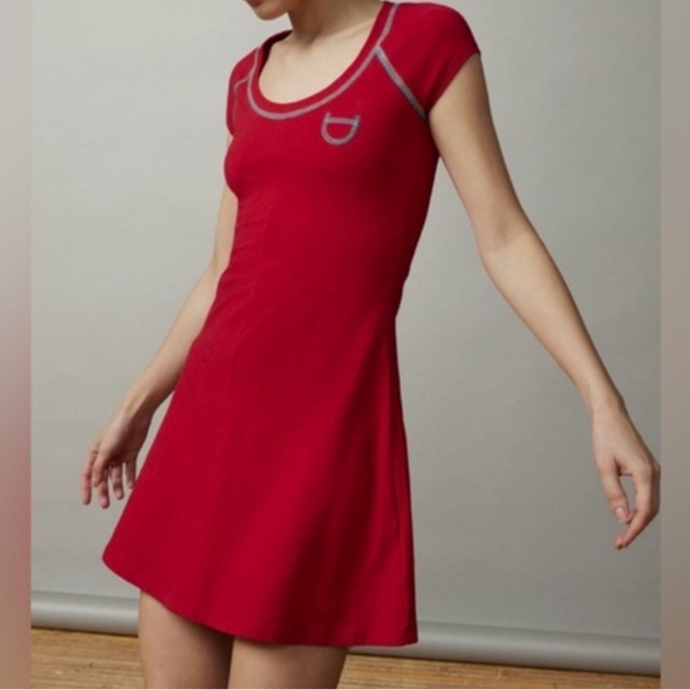 🟤NWT BDG by URBAN OUTFITTERS Annabelle Tee Mini Dress in Red